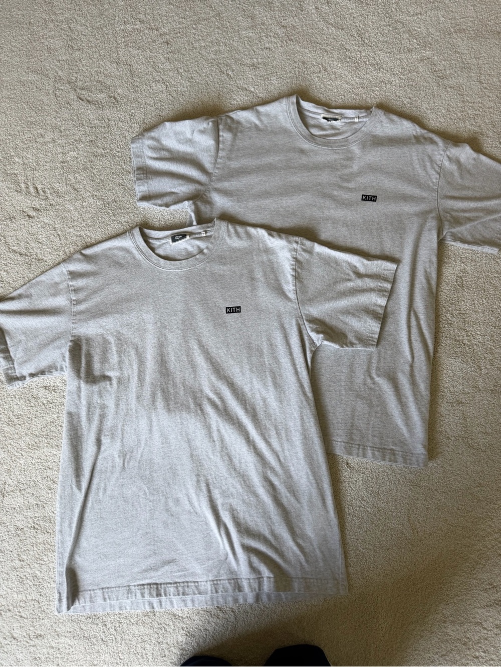 Kith Short-Sleeve Crewneck Tee in Light Gray